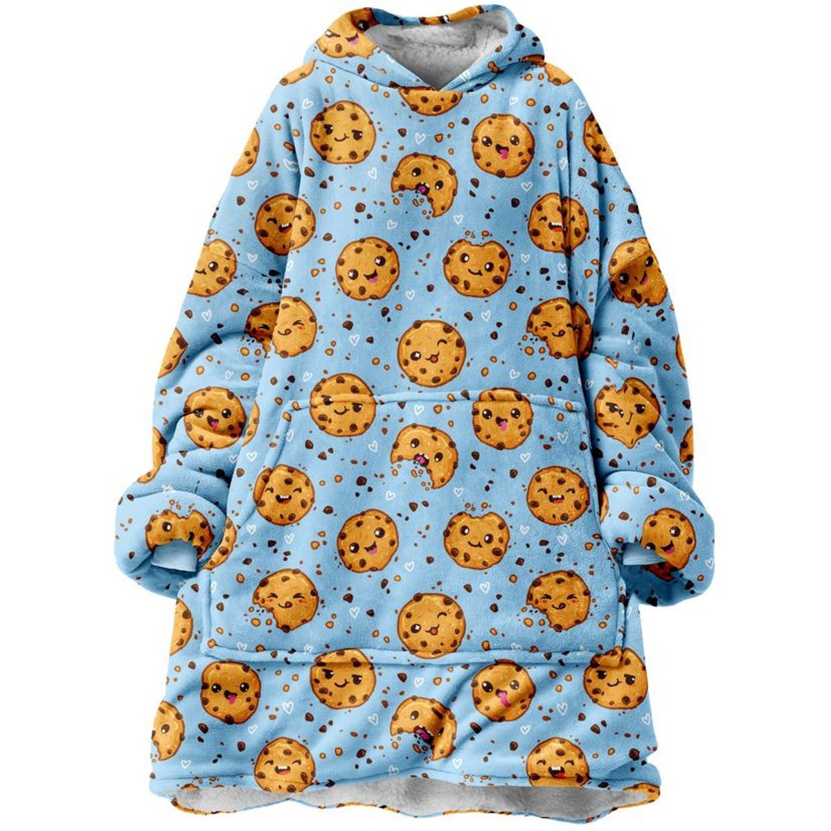 Kuschelpullover mit Keks-Muster