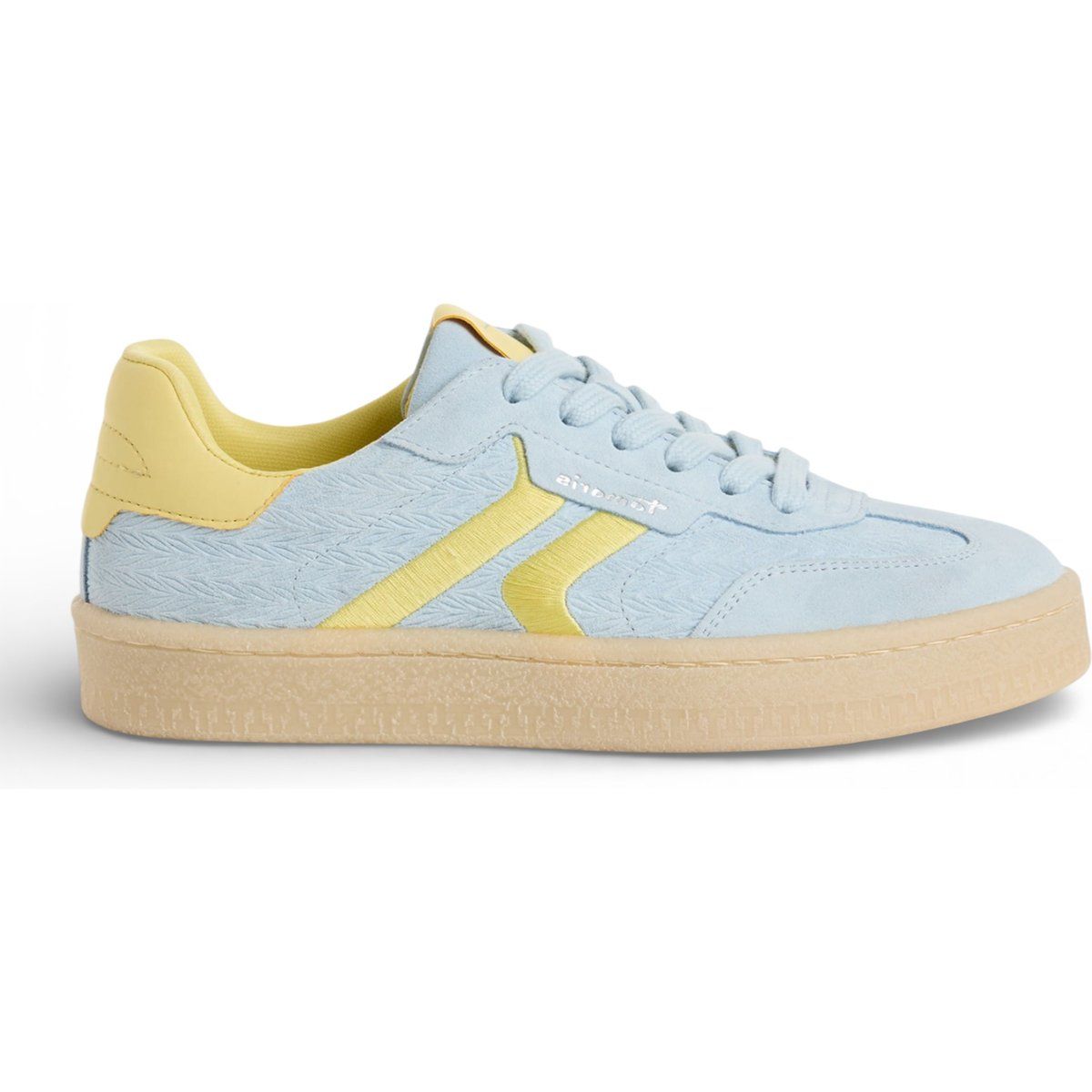 Low-Top Plateau-Sneaker aus Wildleder