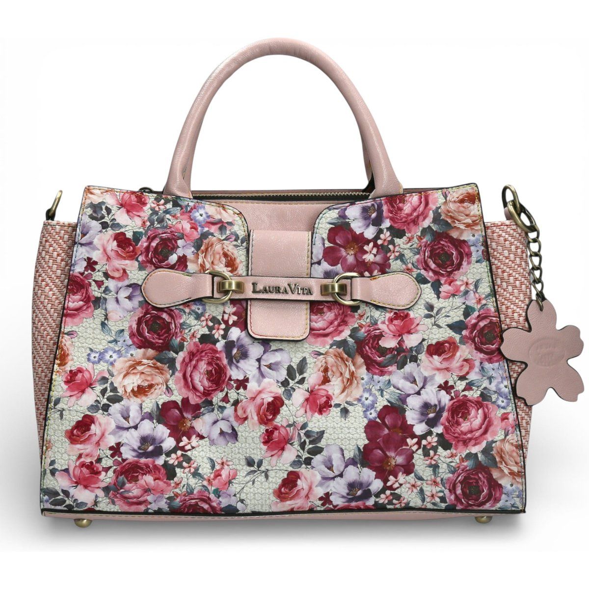 Handtasche mit Blumenmuster
