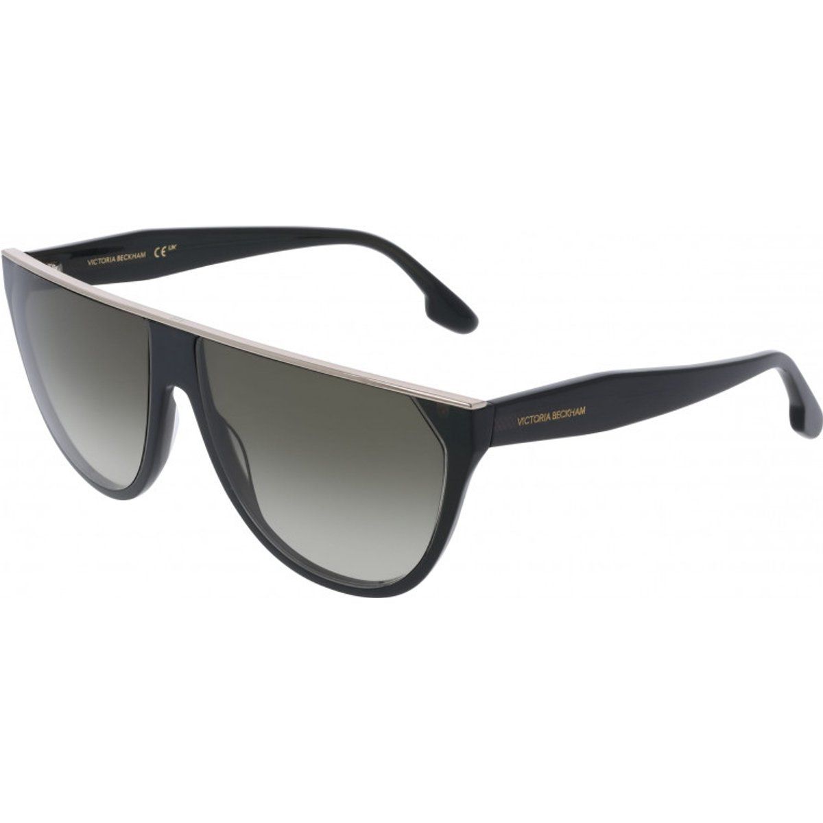 Moderne Flat-Top Shield-Sonnenbrille
