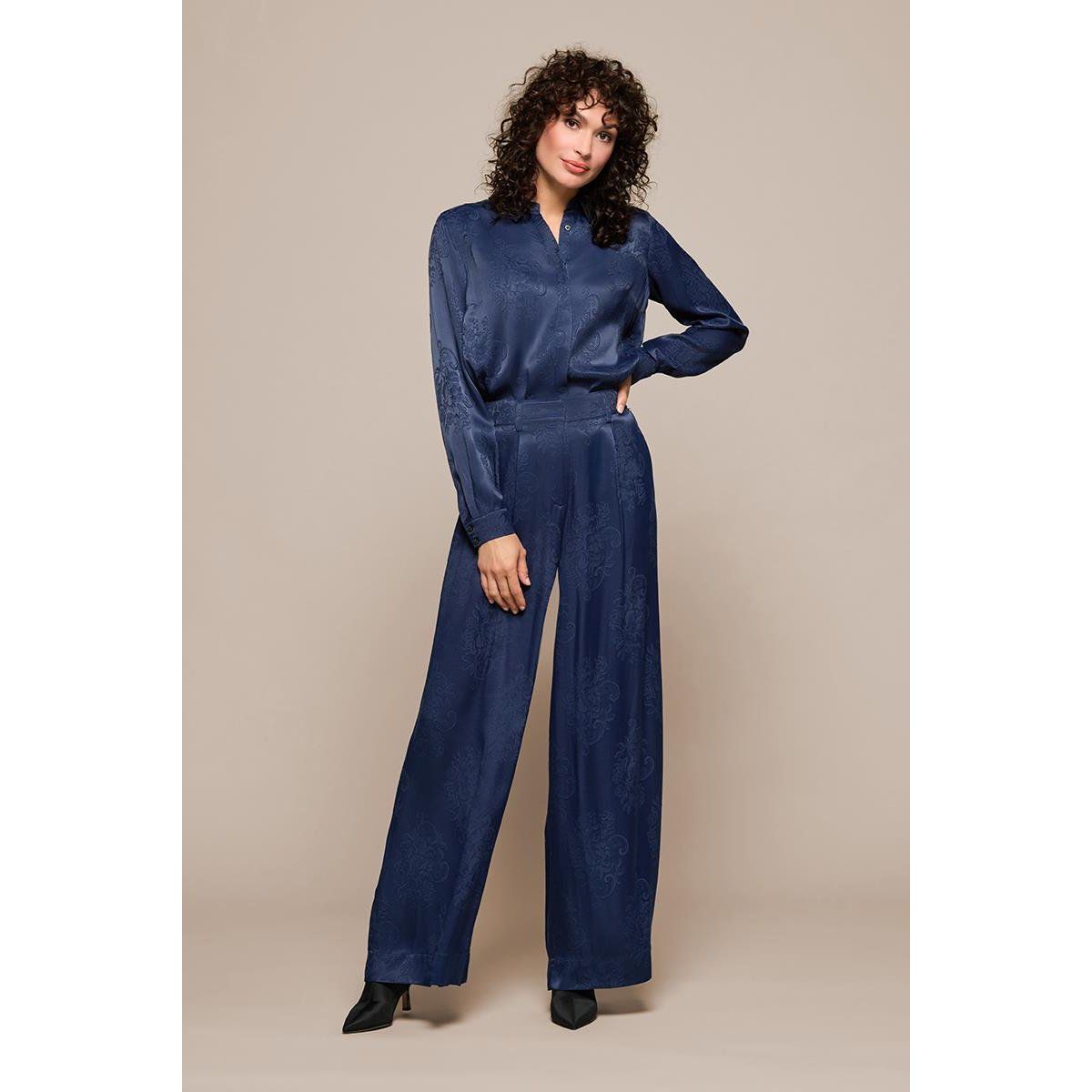 Bellize Jacquard-Bluse mit Blumenmuster