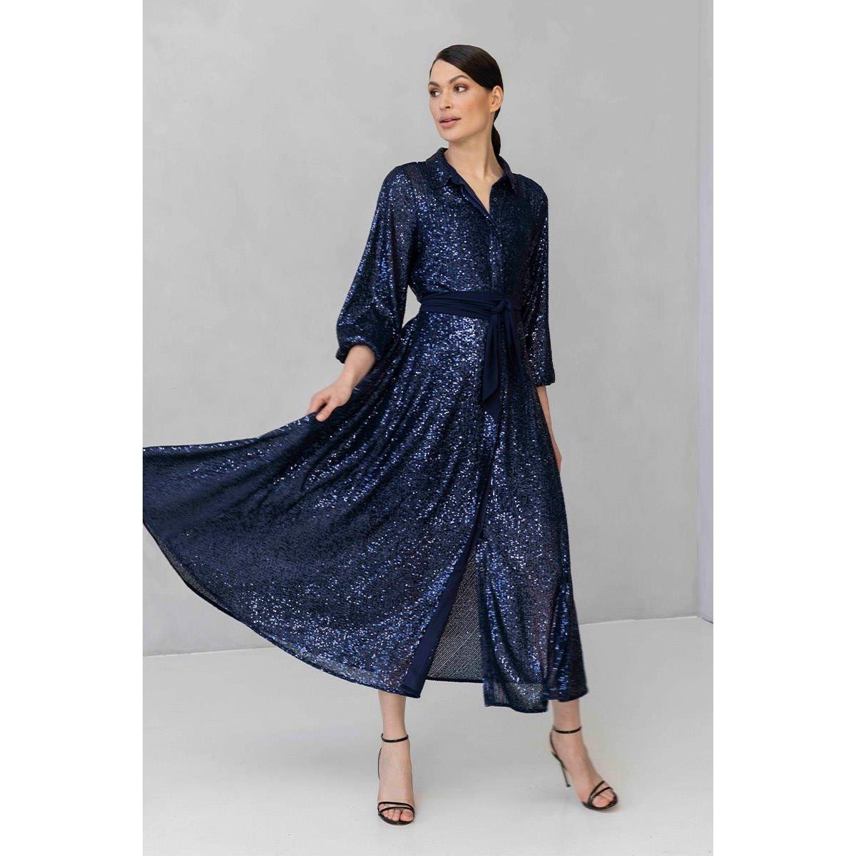 Kelly Midi mit Paillettenbesatz