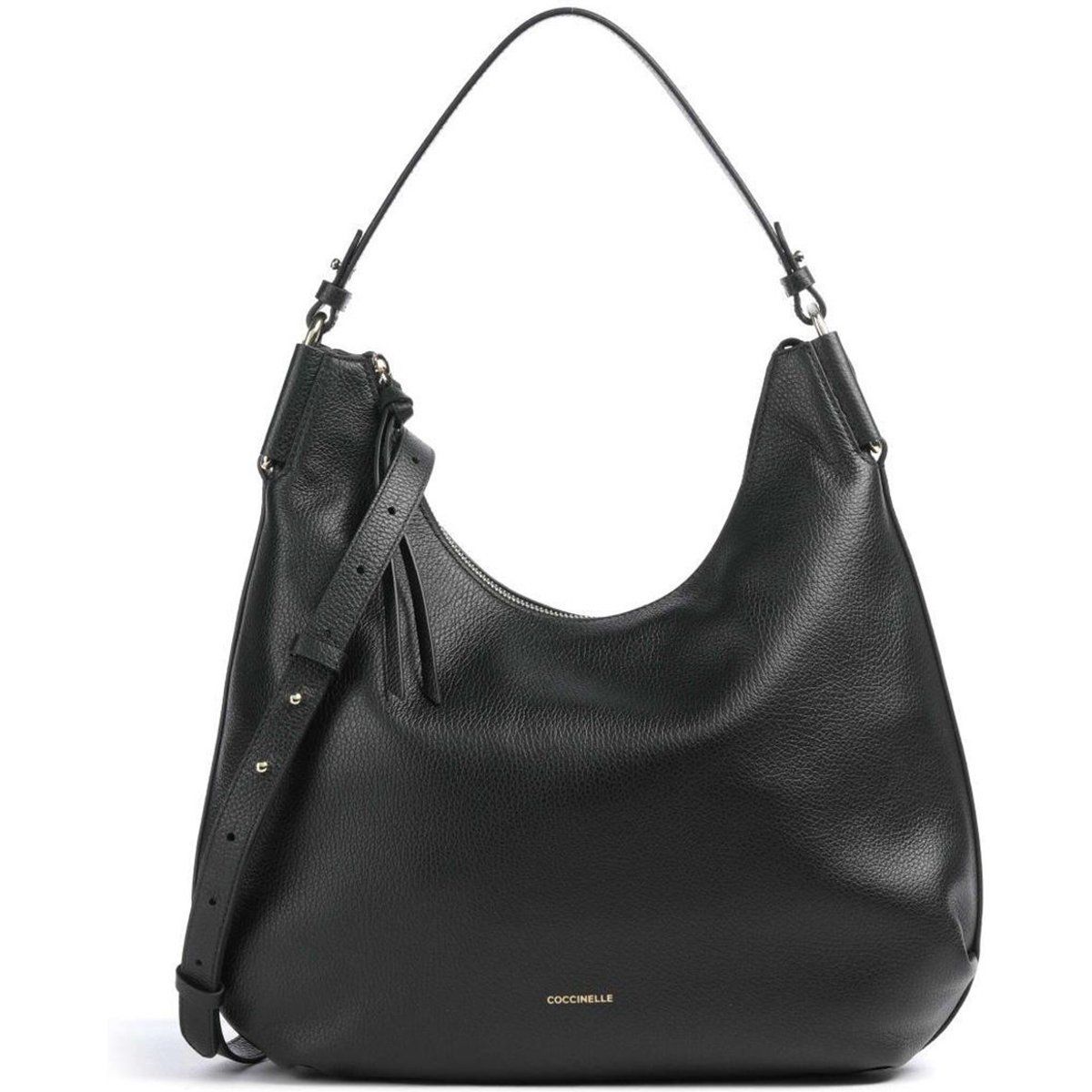 Lässige Hobo-Tasche aus genarbtem Leder