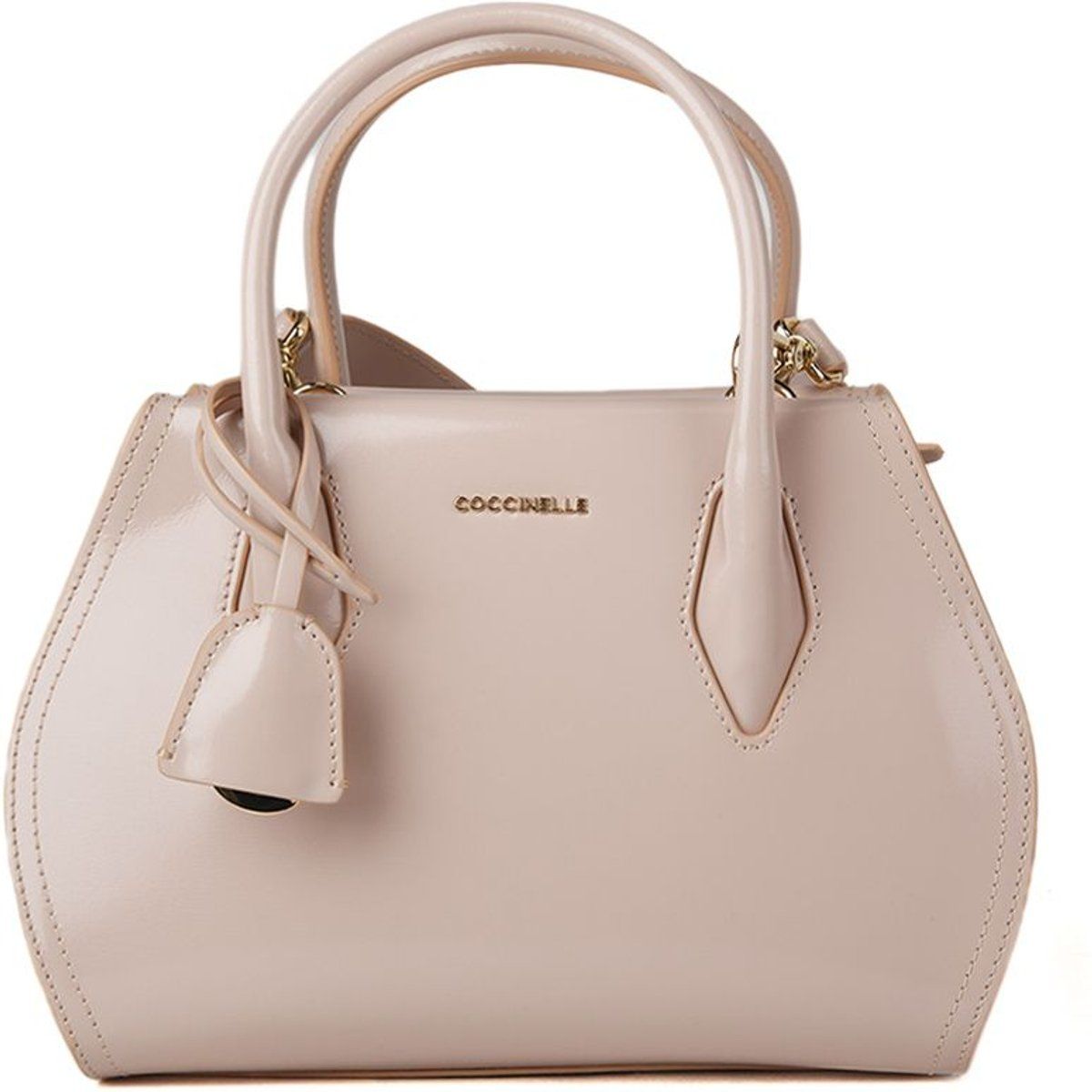 Elegante Leder-Henkeltasche