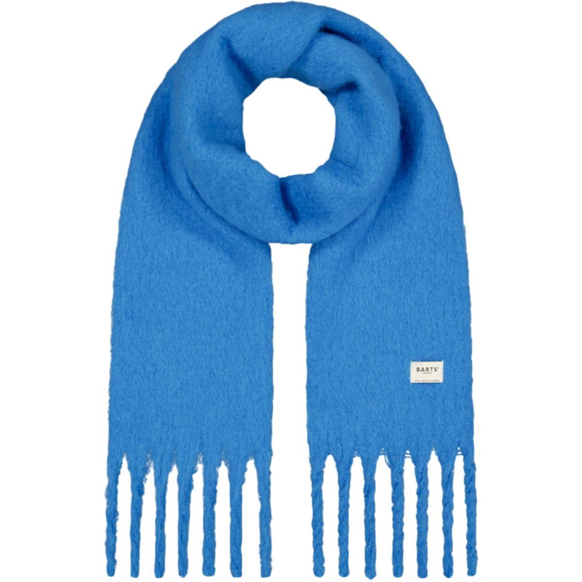 Weicher Feinstrickschal mit Fransen