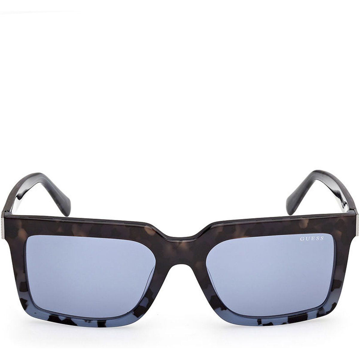 Markante rechteckige Acetat-Sonnenbrille