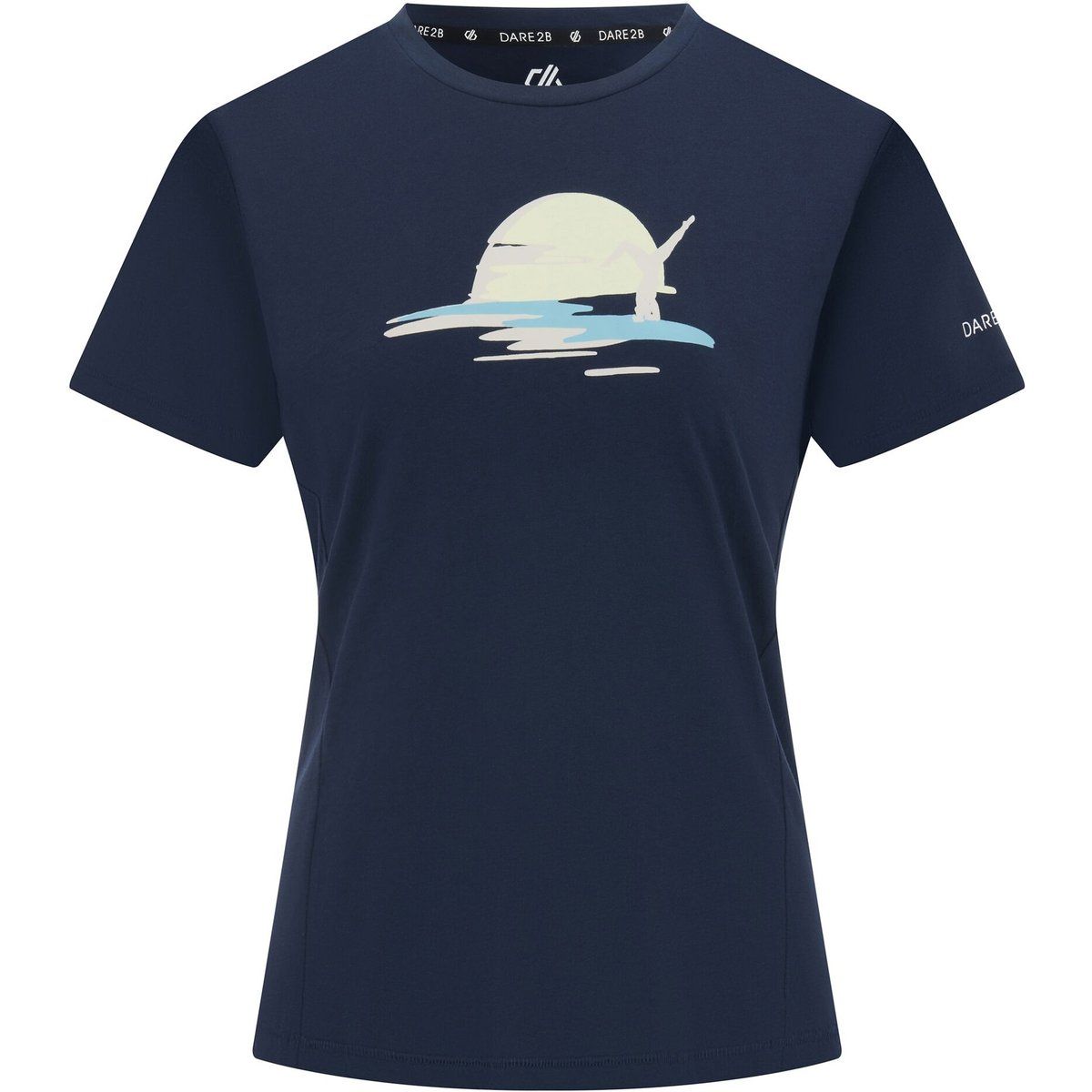 Tranquility Sonnenuntergang Yoga Grafik-T-Shirt