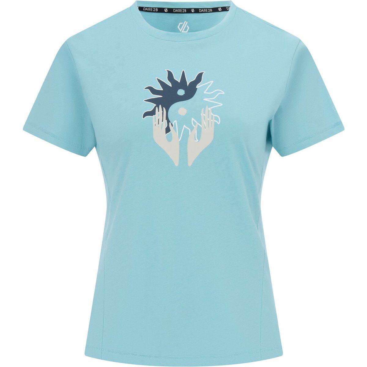 Baumwoll-T-Shirt mit Tranquility-Grafik