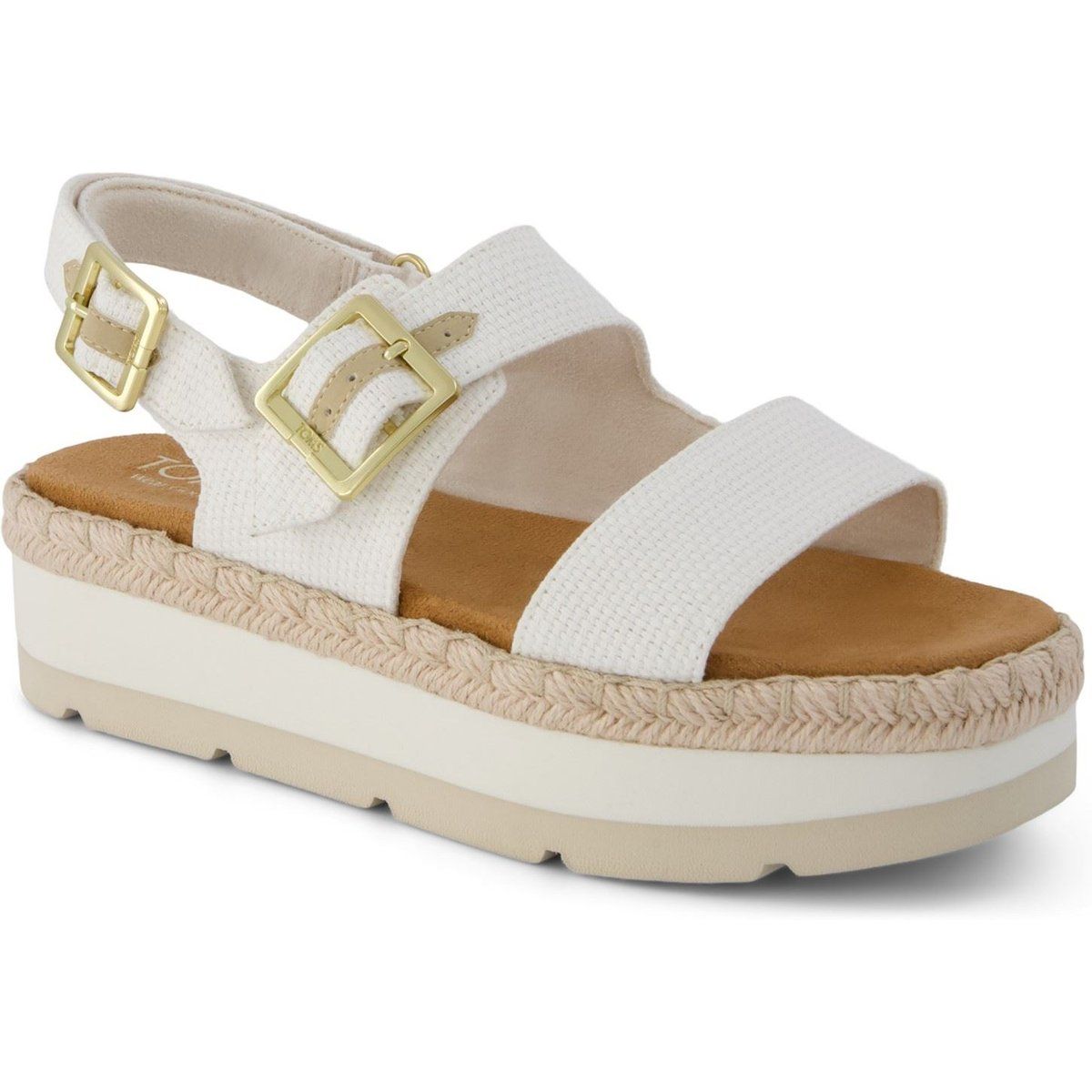 Moderne Plateau-Espadrille-Sandalen