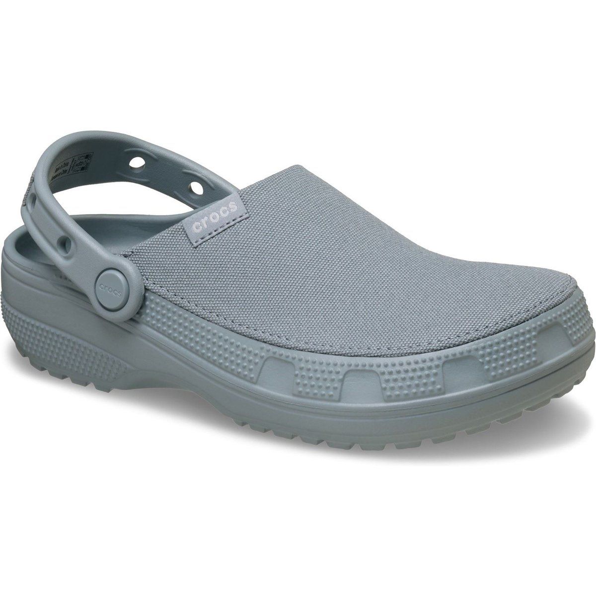 Klassische Clogs mit Textilobermaterial