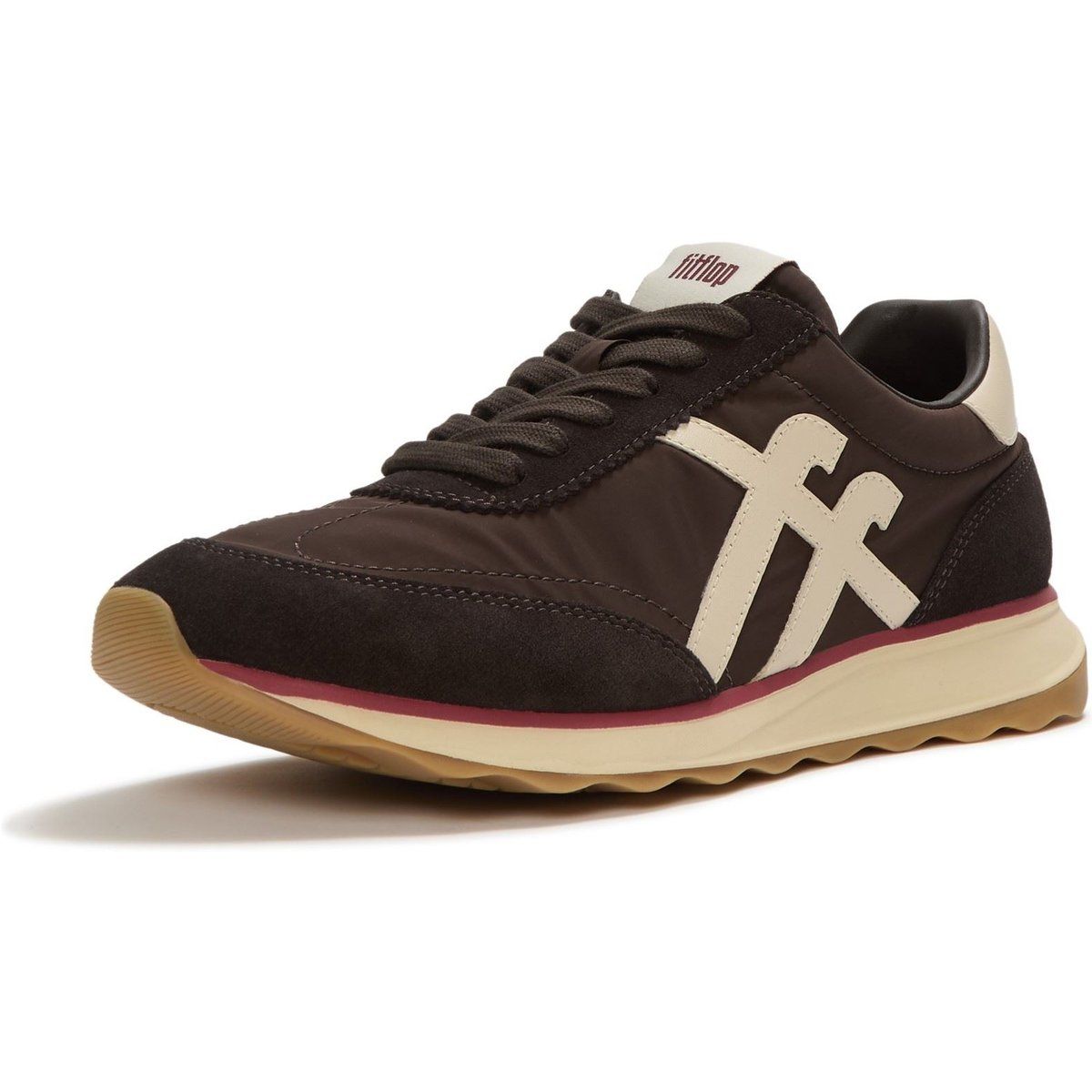 Retro-inspirierte Nylon- und Wildleder-Sneaker