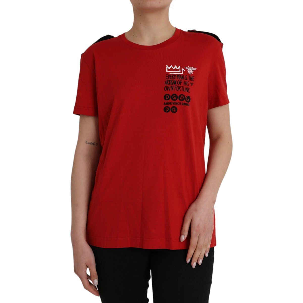 Handgefertigtes Grafik-T-Shirt aus Baumwolle