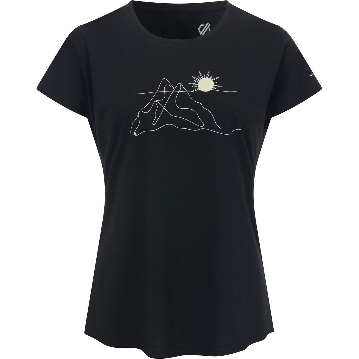 Serenity Grafik-Tee mit Bergmotiv