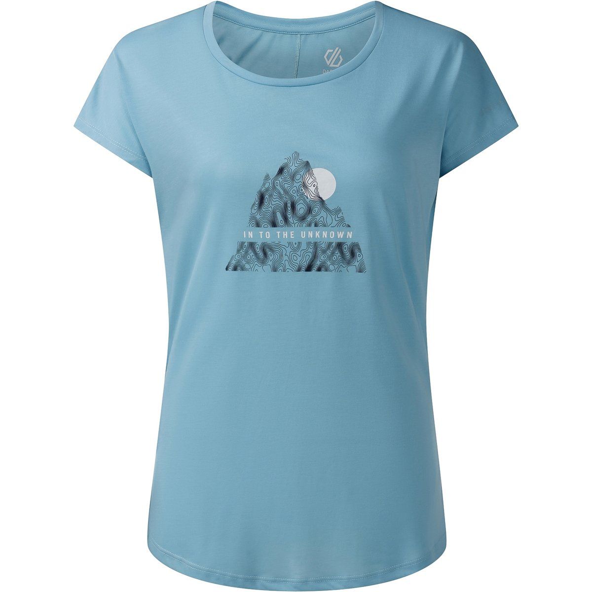 Performance-T-Shirt mit Grafik-Bergprint