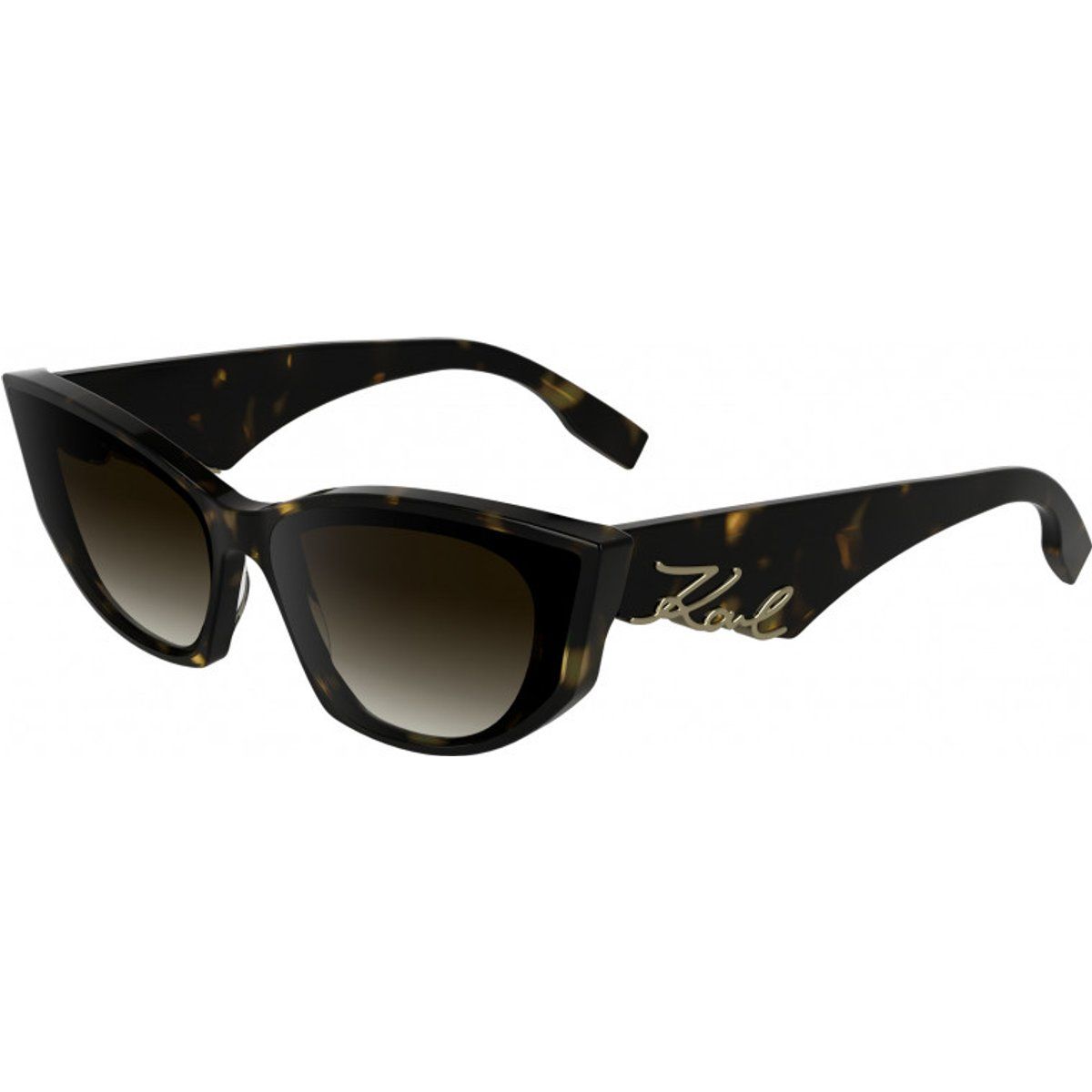 Markante geometrische Cat-Eye-Sonnenbrille
