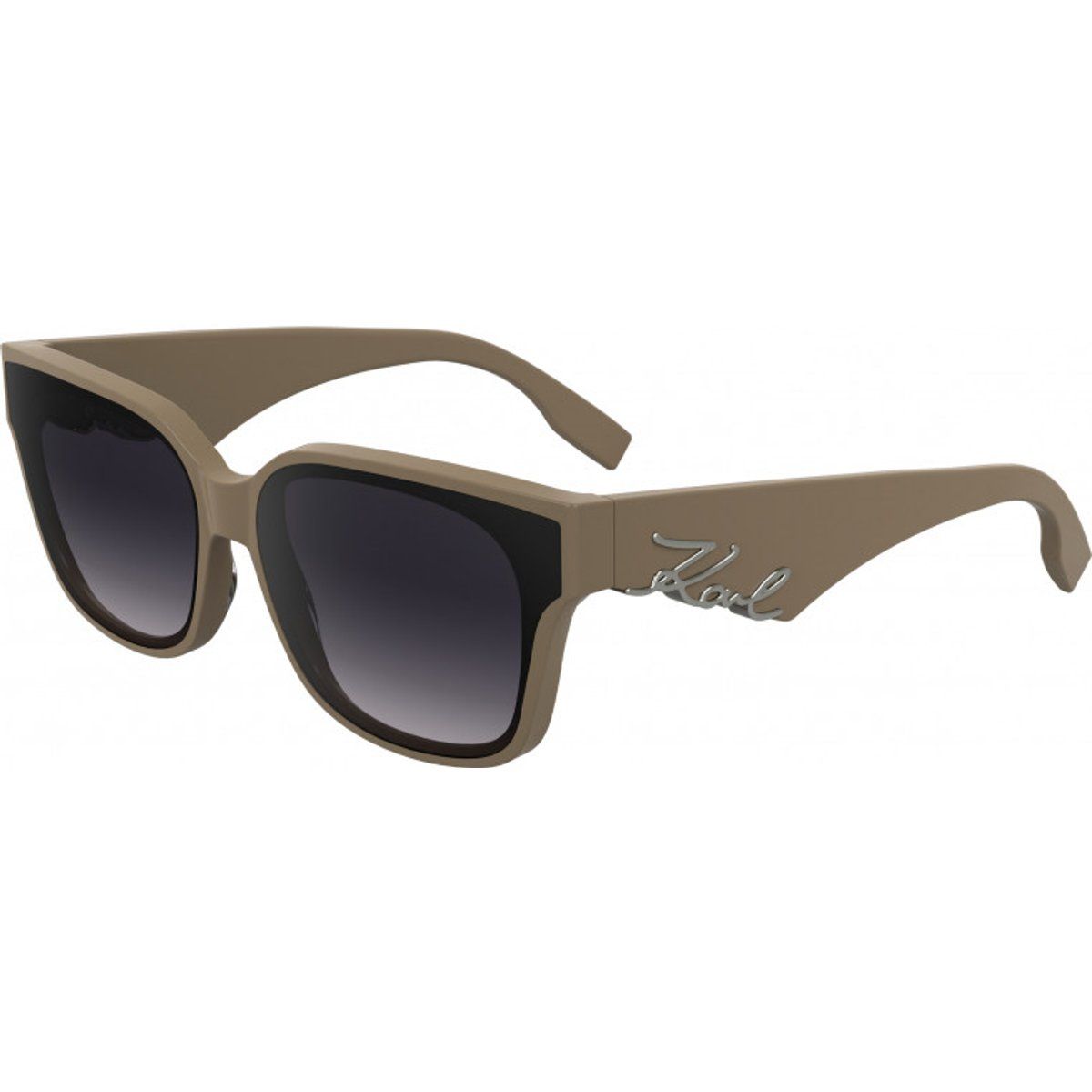Quadratische Designer-Sonnenbrille im Oversize-Look