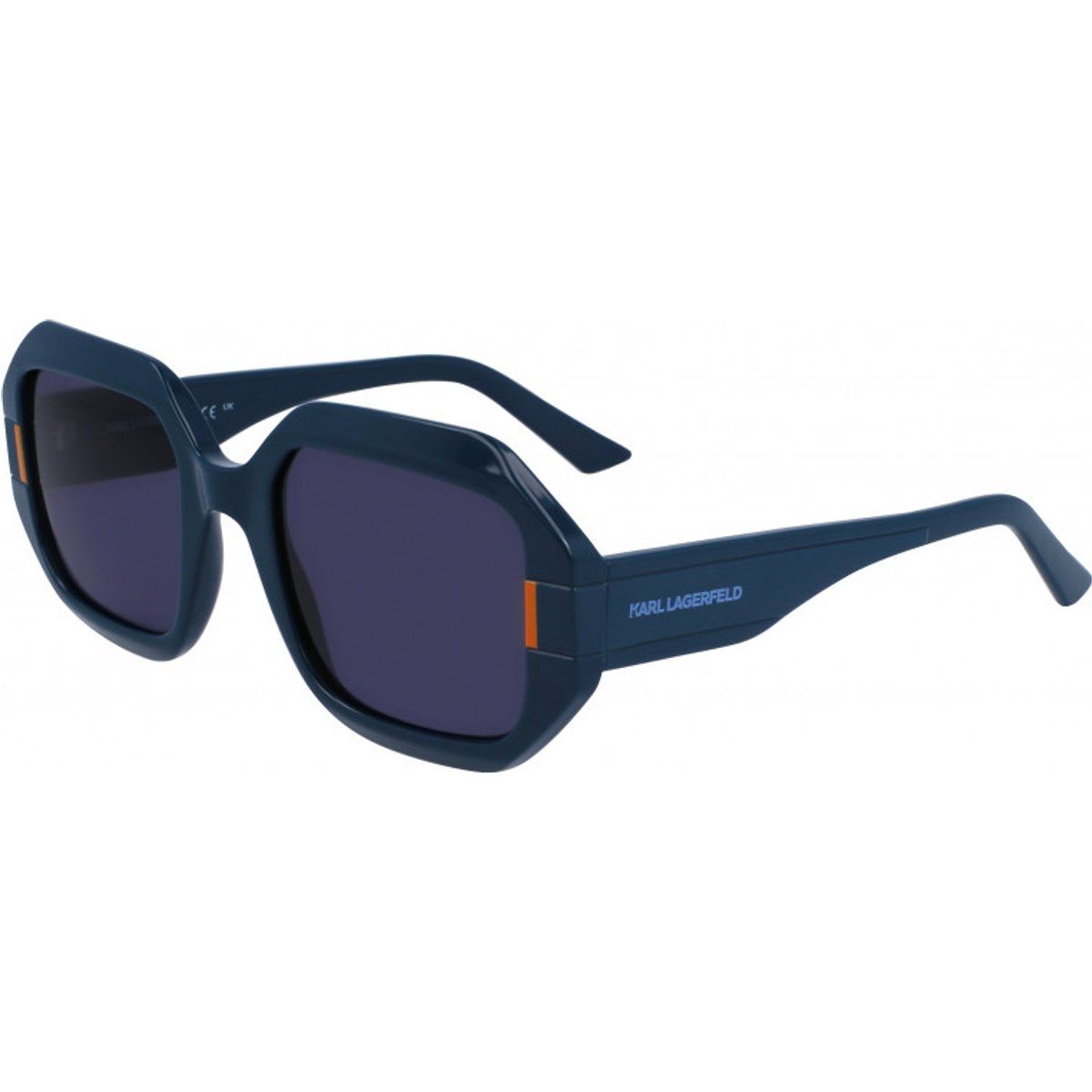 Geometrische Sonnenbrille mit quadratischem Rahmen