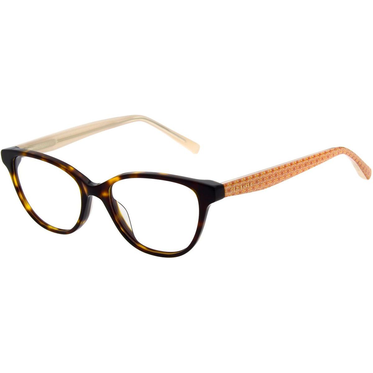 Cat-Eye-Brillenfassung in Schildpatt-Optik