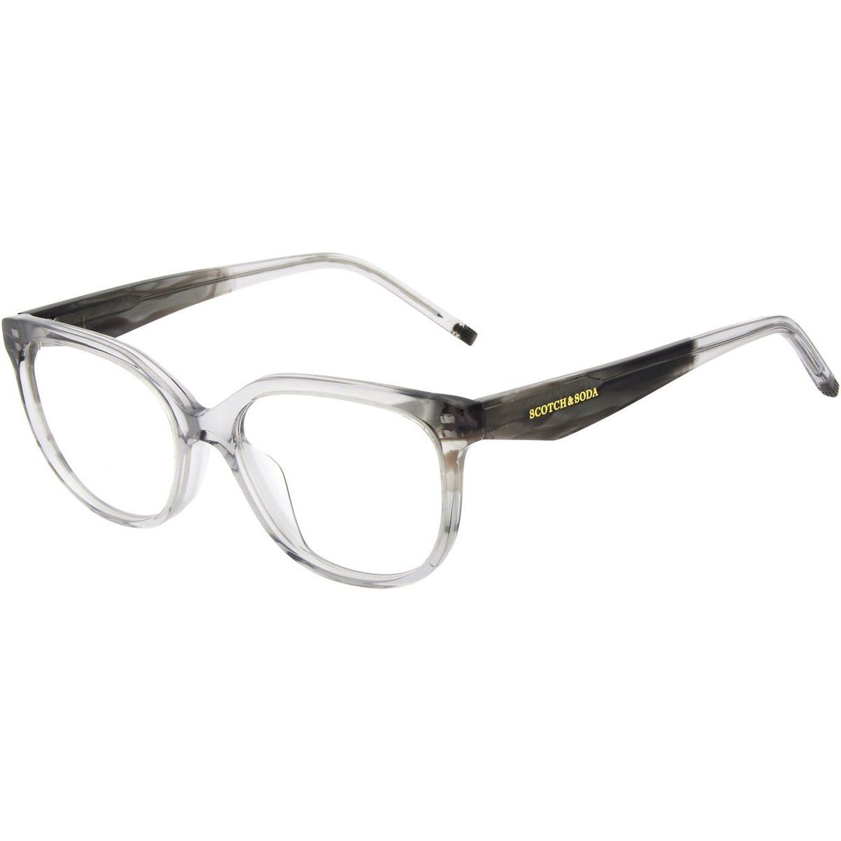 Moderne transparente Acetat-Brillenfassung