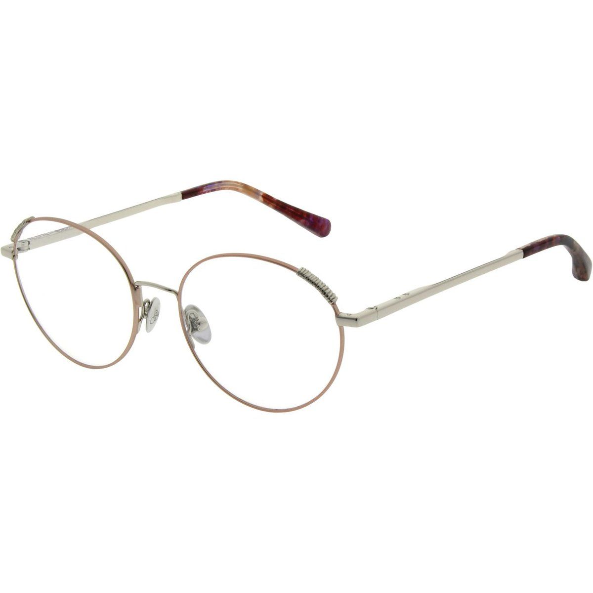 Filigrane Rundbrille mit Drahtverzierung