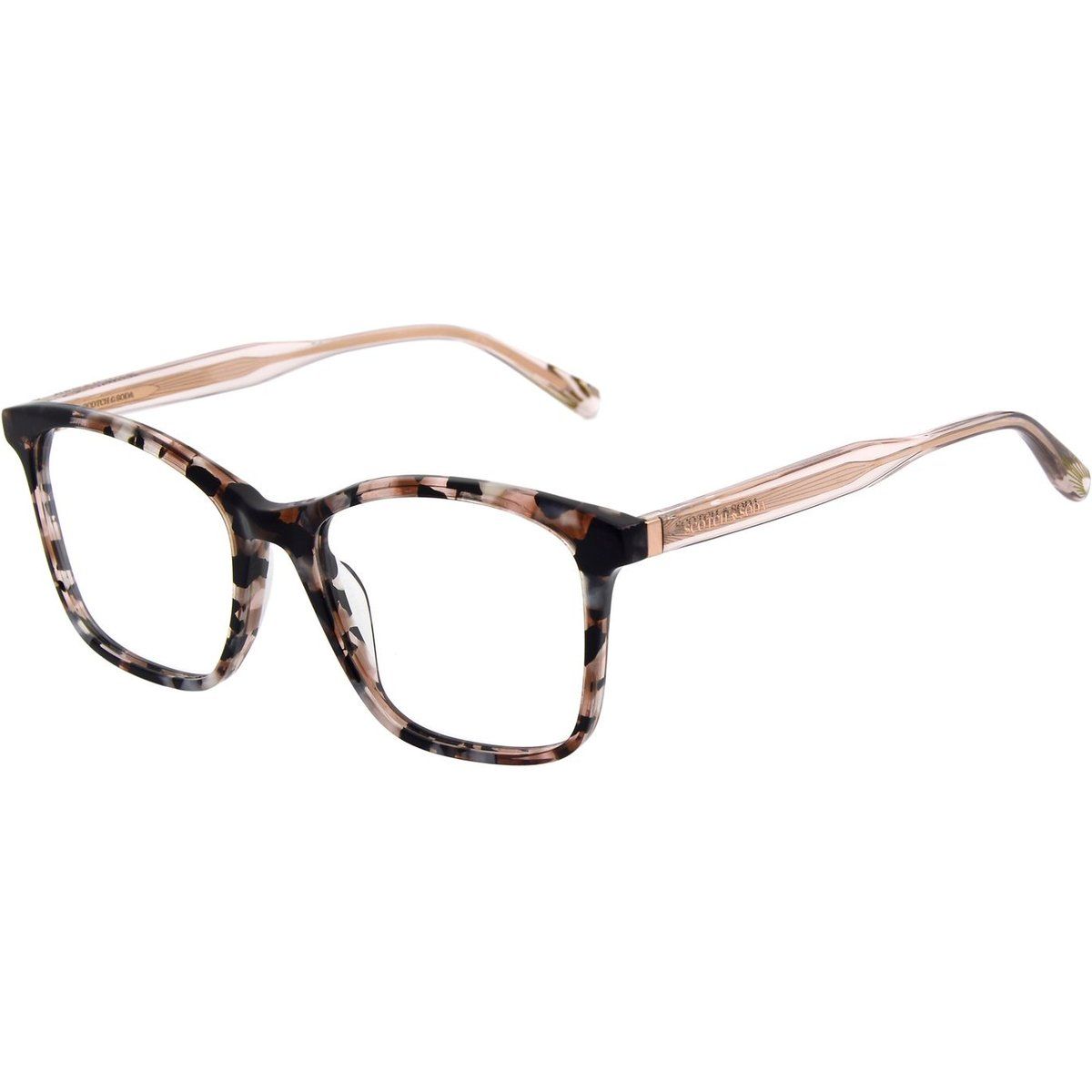 Moderne Eckige Brille in Hornoptik