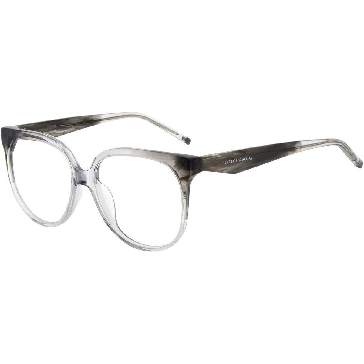 Moderne Brillenfassung in Marmor-Optik