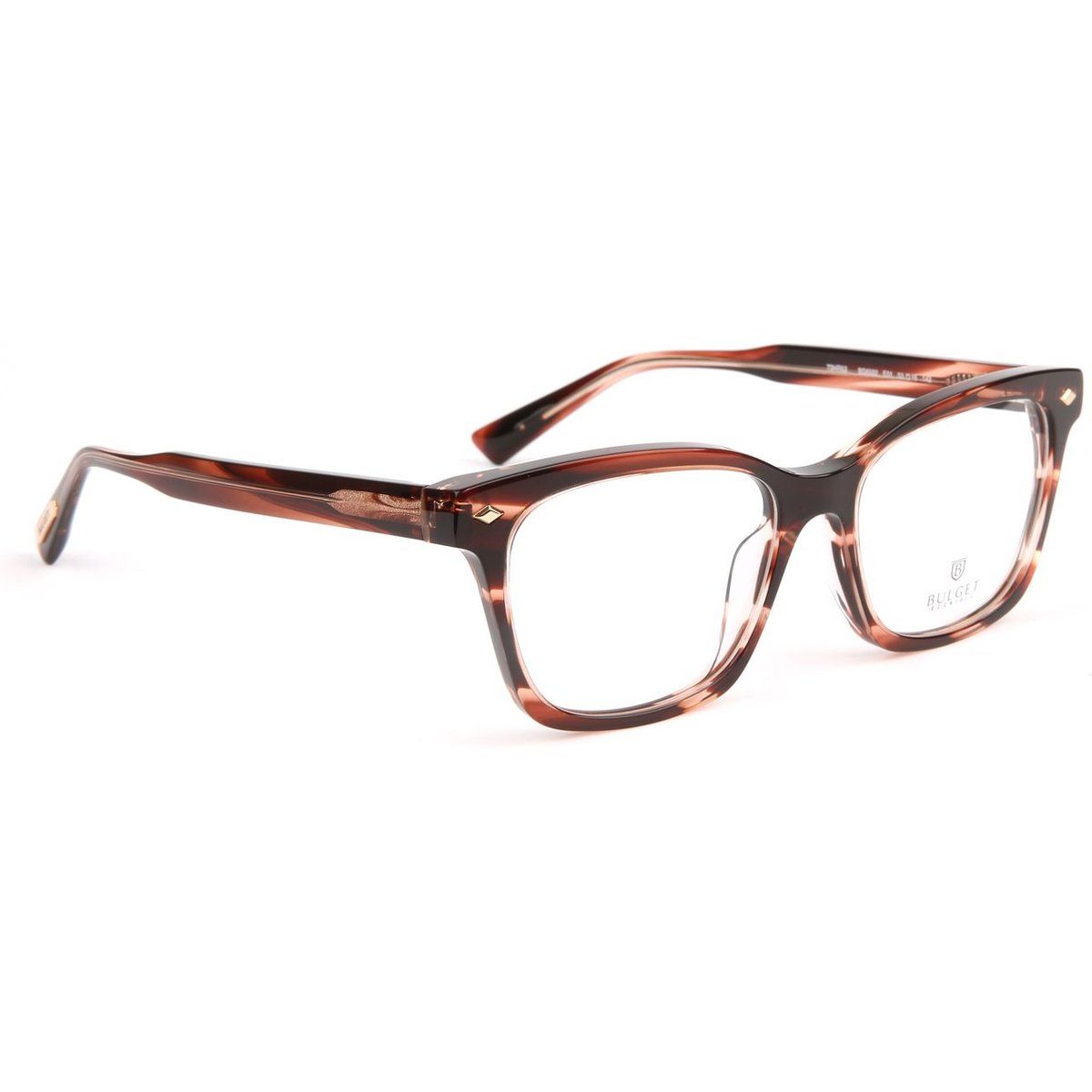 Elegante Quadratische Fassung in Schildpatt-Optik