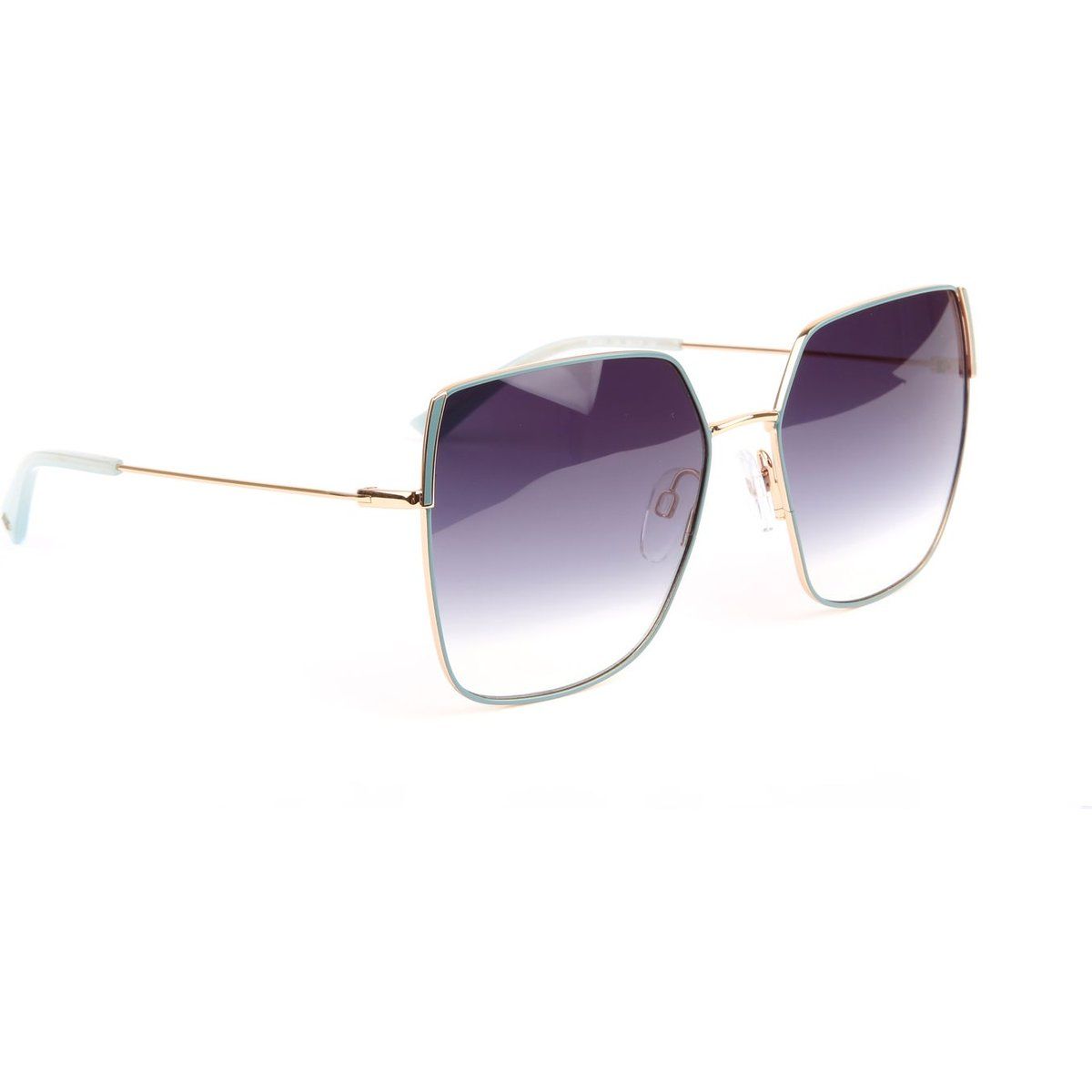 Geometrische Oversized-Sonnenbrille mit Farbverlauf