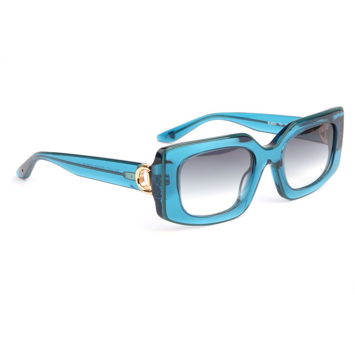 Übergroße Geometrische Eckige Sonnenbrille