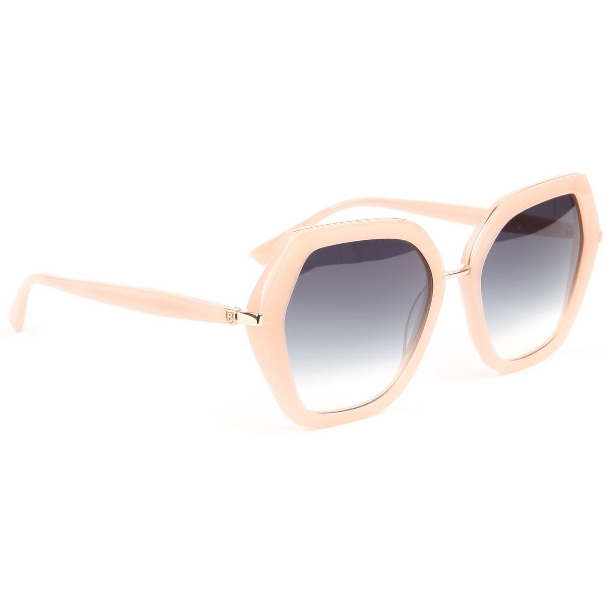 Übergroße geometrische Schmetterling-Sonnenbrille