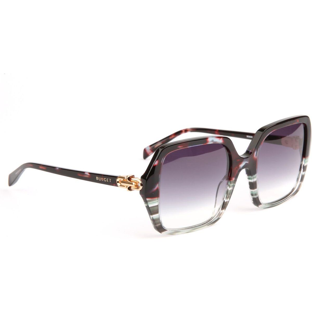 Quadratische Sonnenbrille mit Farbverlauf