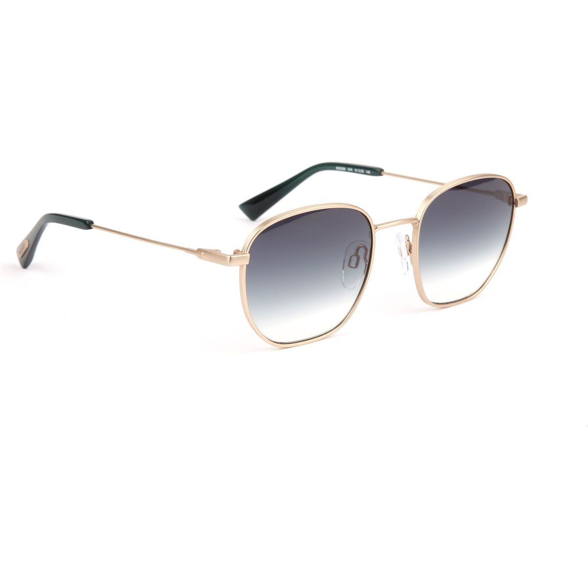 Geometrische Metall-Sonnenbrille mit Farbverlauf