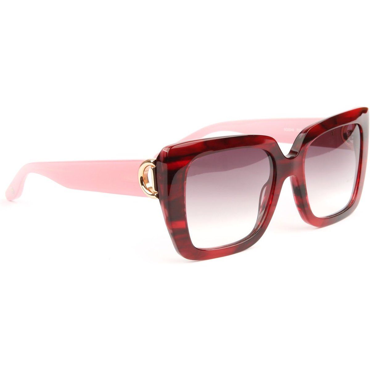 Oversized eckige Sonnenbrille mit Verlaufsgläsern