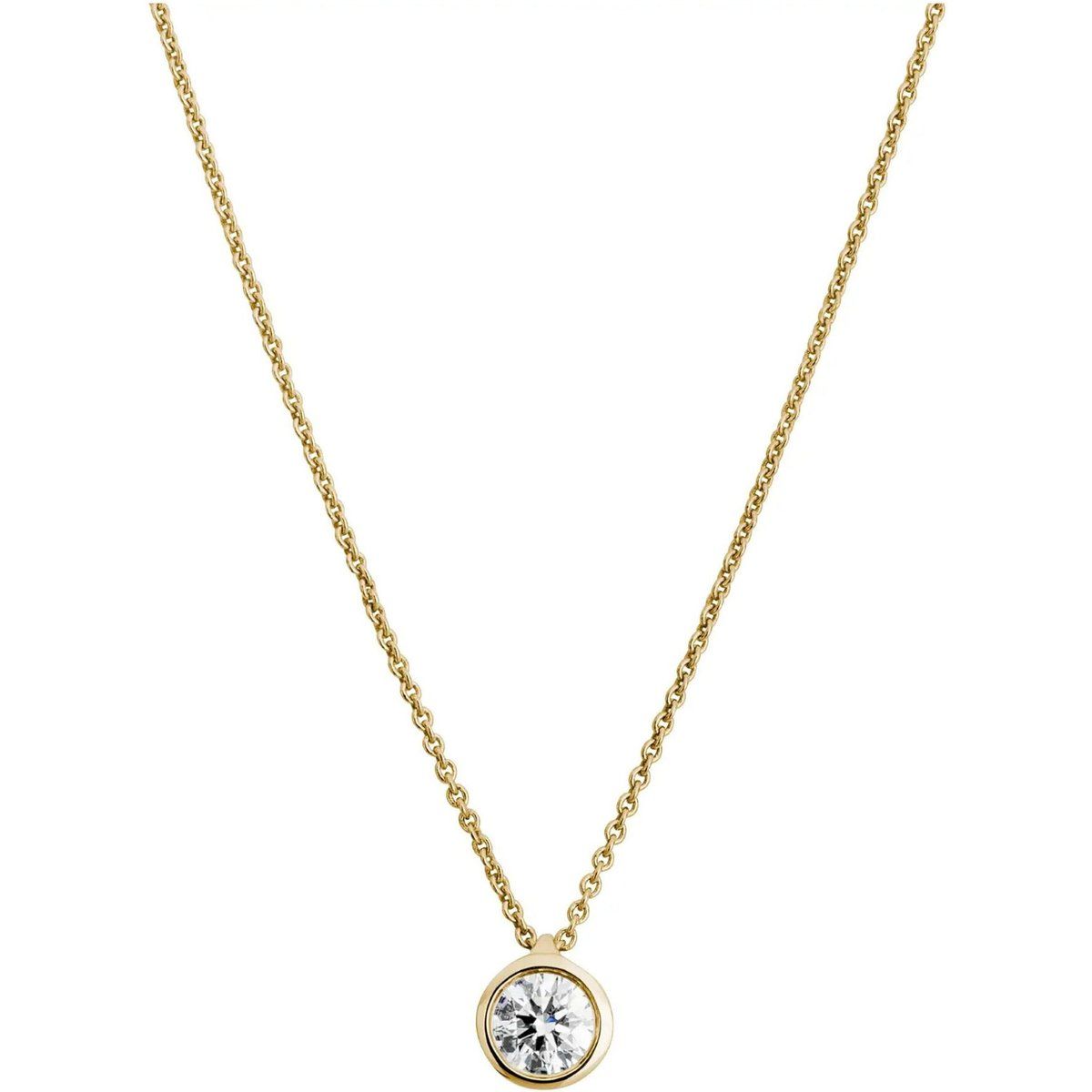 Collier mit laborgezüchtetem Diamanten