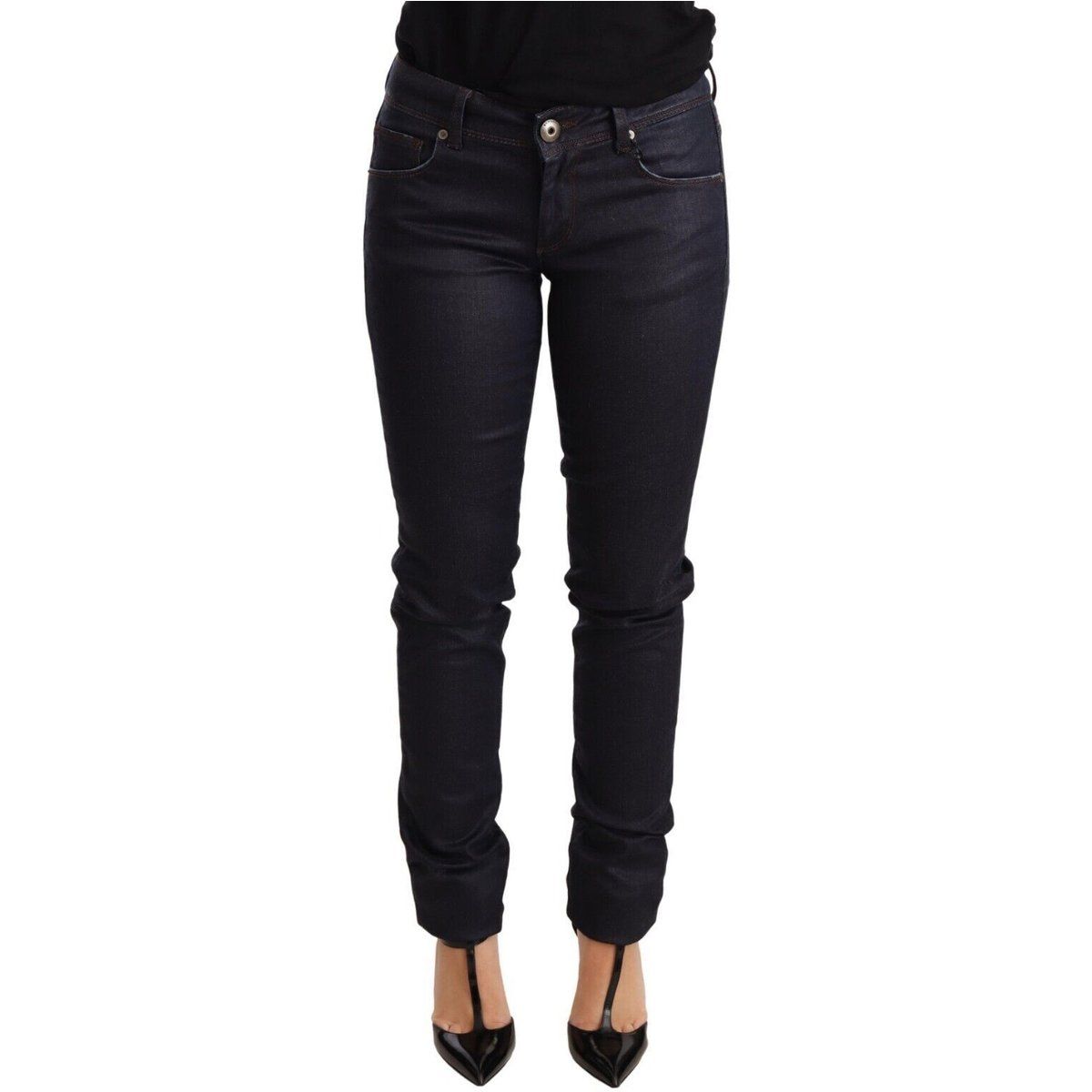 Klassische Skinny-Jeans im Five-Pocket-Stil