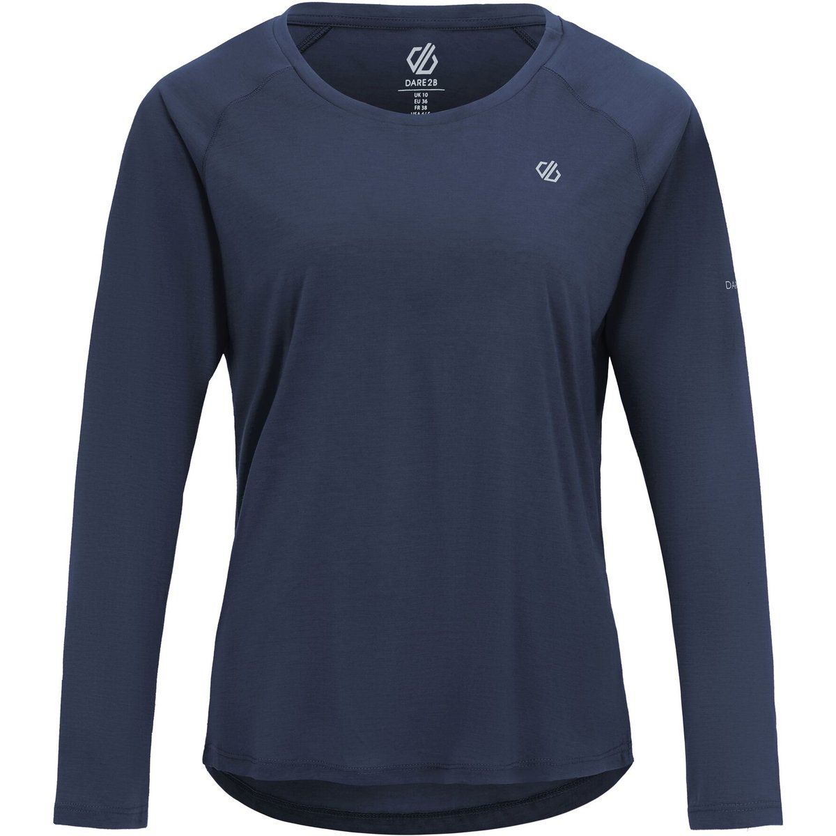 Funktionelles Langarmshirt mit Rundhalsausschnitt