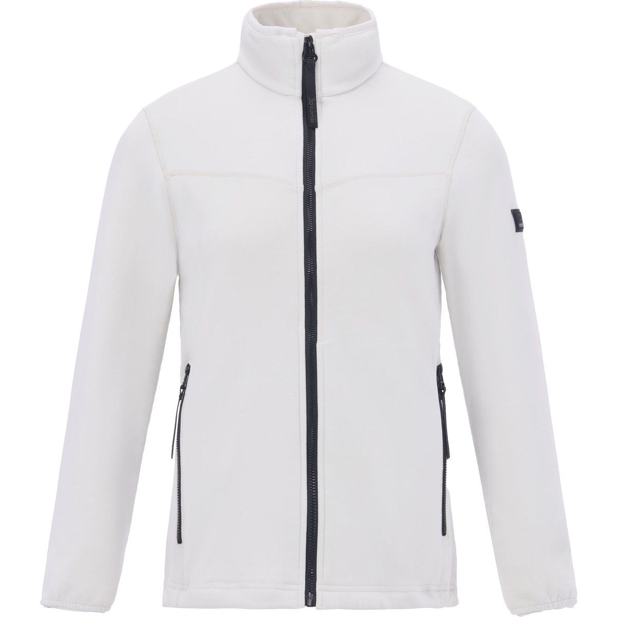 Fleecejacke mit Stehkragen und Reißverschluss