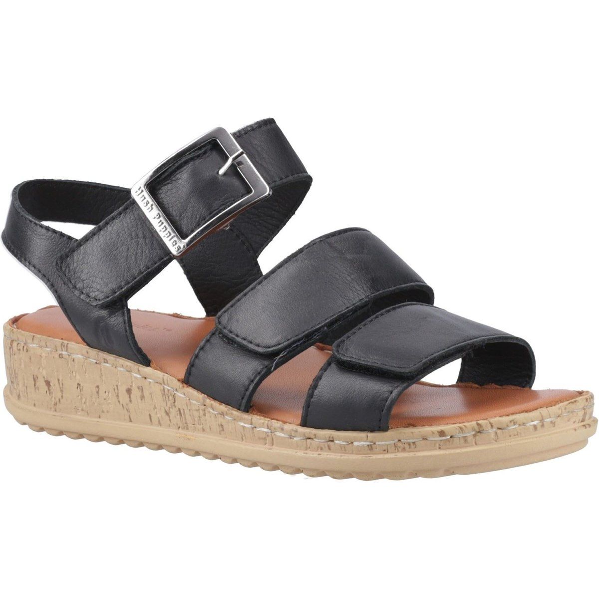 Bequeme Keilsandalen aus Leder
