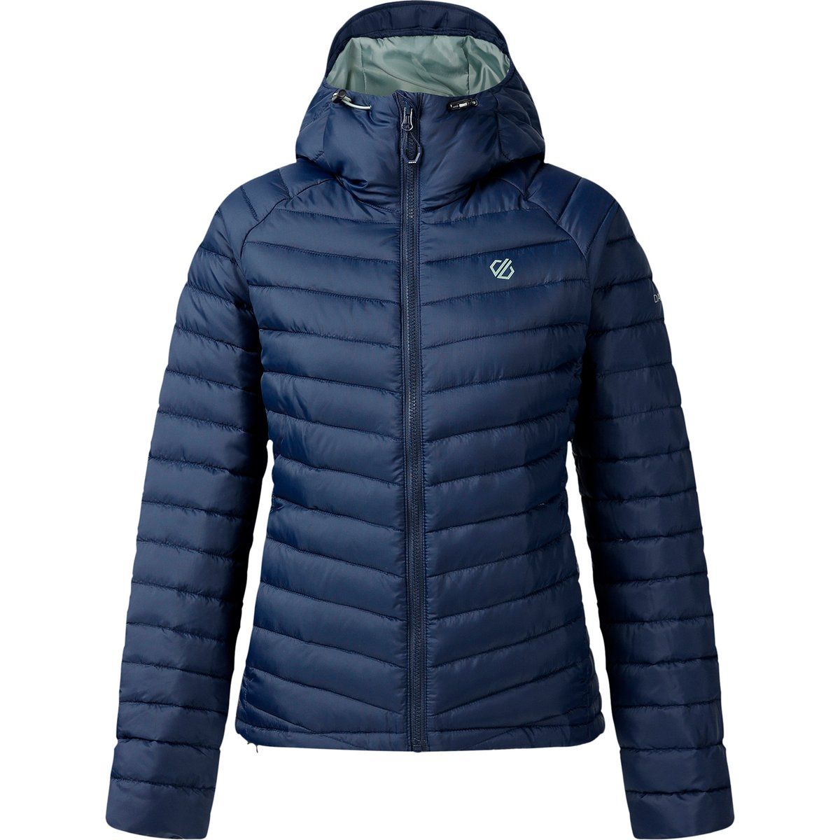 Leichte isolierte Steppjacke mit Kapuze