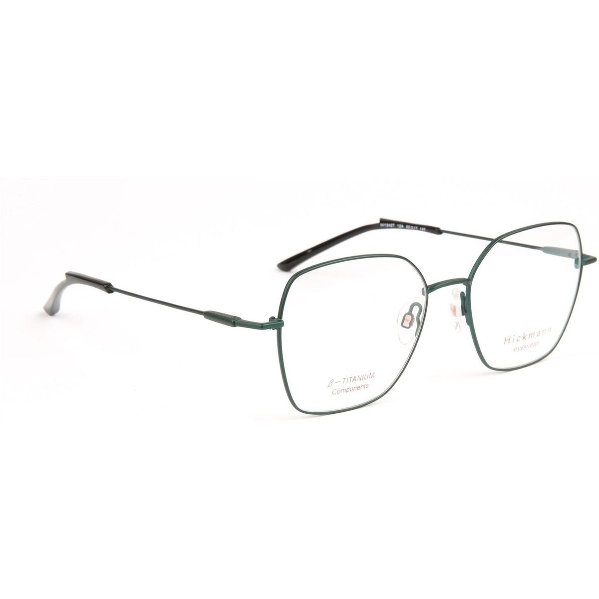 Geometrische Titan-Vollrandbrille