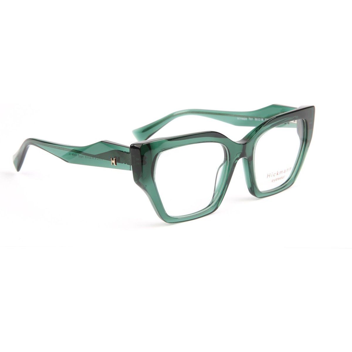 Skulpturale geometrische Cateye-Brille