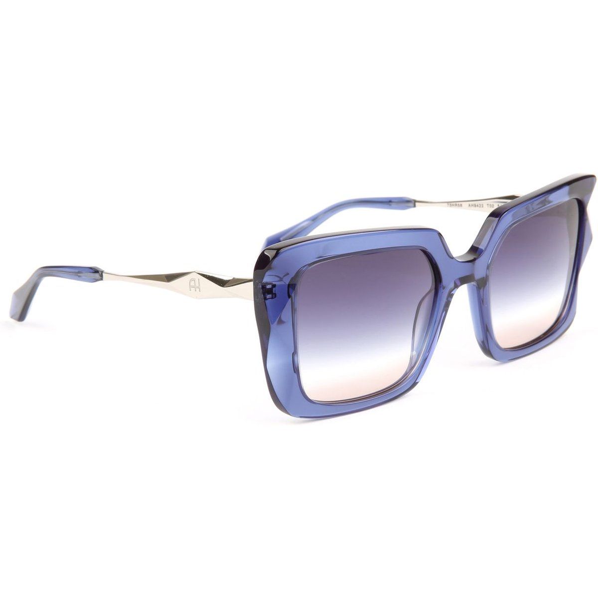 Geometrische Quadratische Sonnenbrille mit Farbverlauf