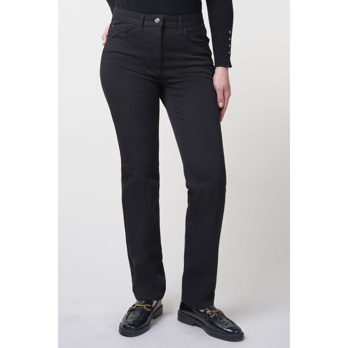 Sportliche Bi-Stretch Straight Jeans
