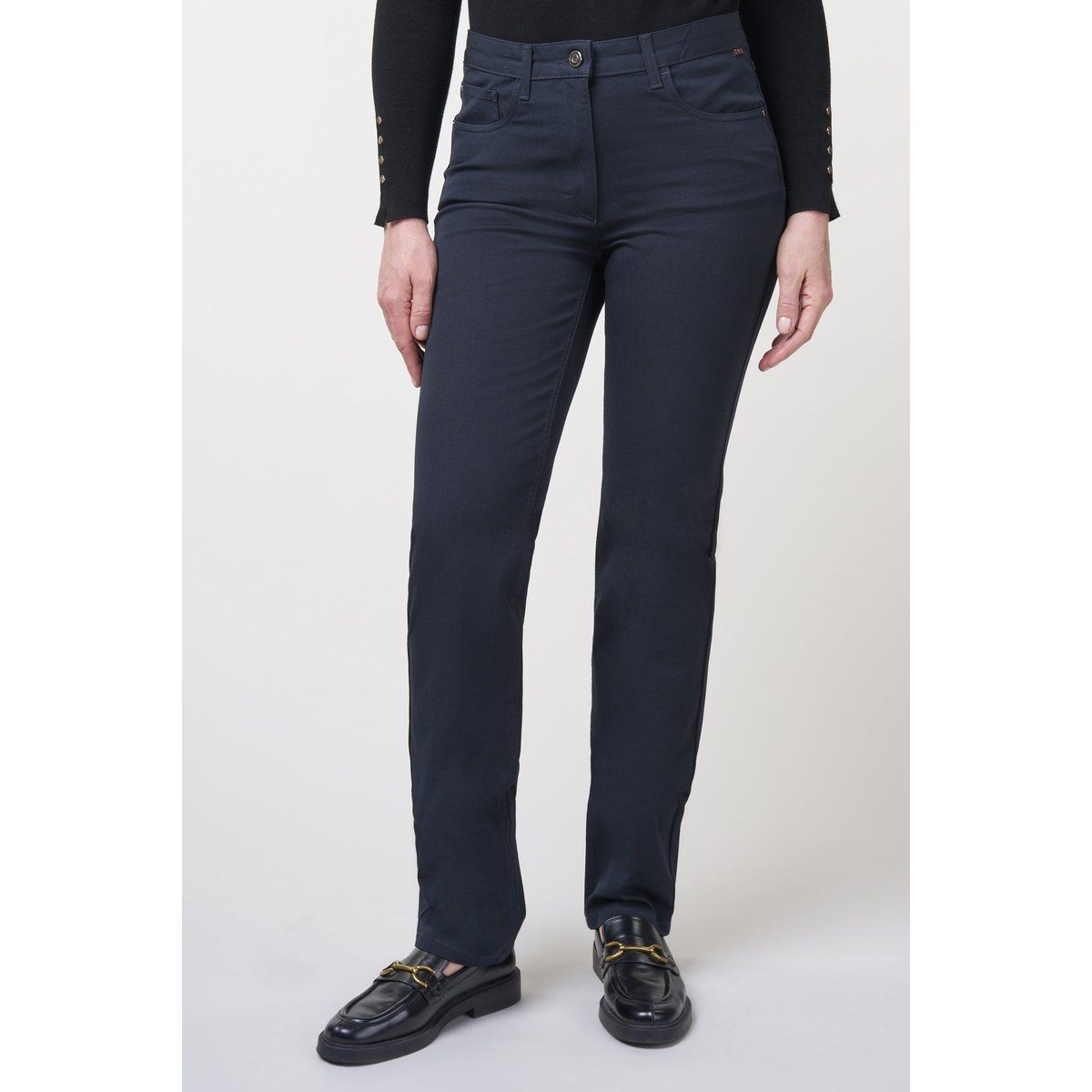 Bi-Stretch Jeans mit geradem Bein