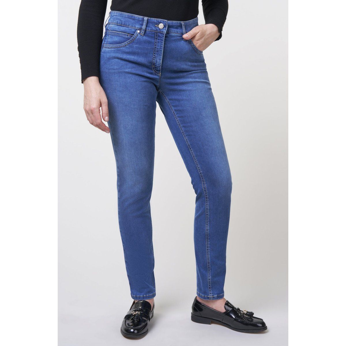 Superelastische Shape-On Skinny-Jeans