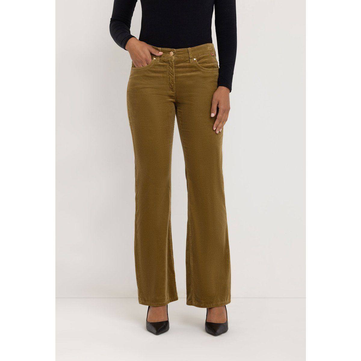 Elegante Bootcut-Hose aus Cord