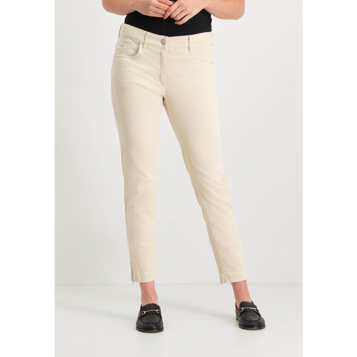Schmale Knöchelhose mit Super-Stretch