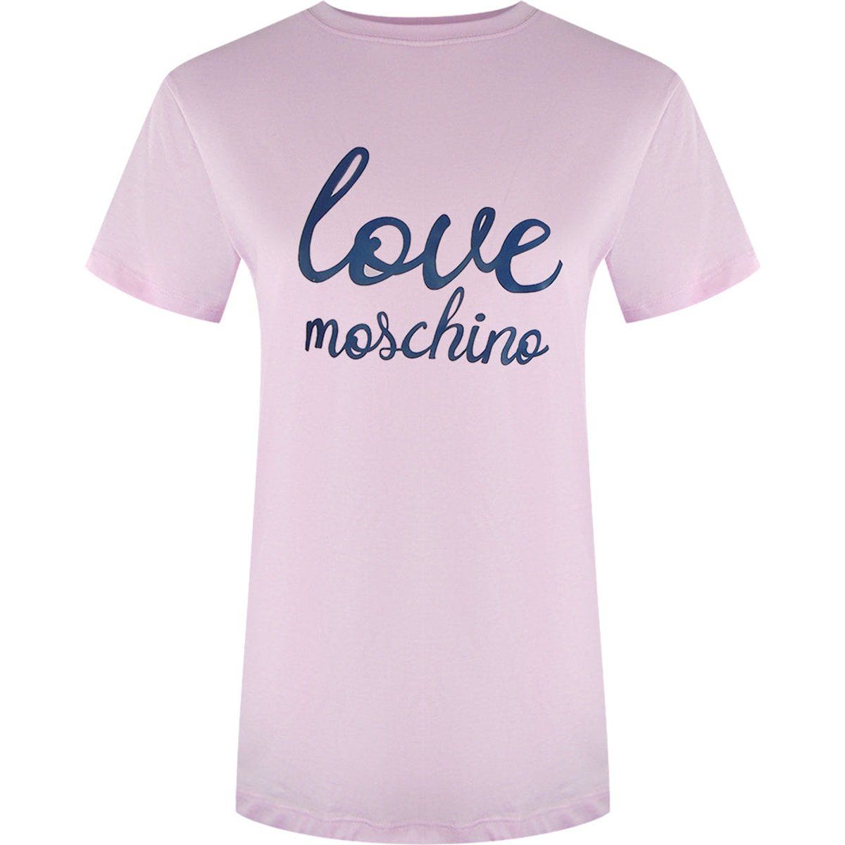 Baumwoll-T-Shirt mit Logo-Schriftzug