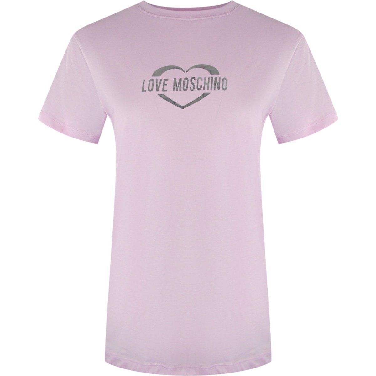 Schmal geschnittenes T-Shirt mit Herz-Logo