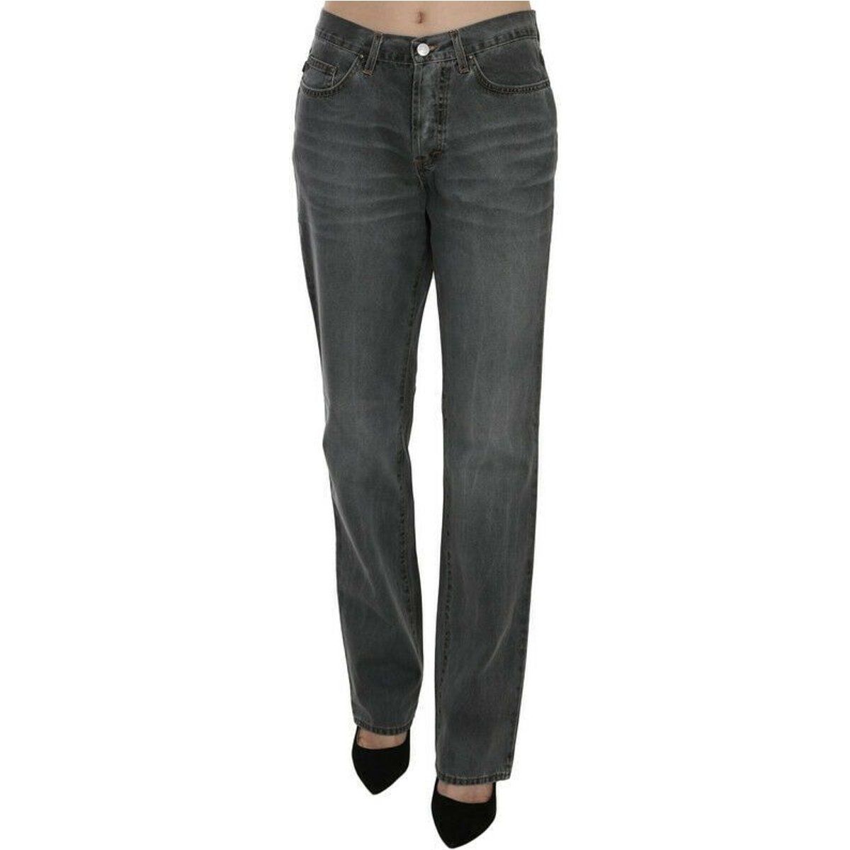 Klassische Straight-Leg-Jeans aus Denim